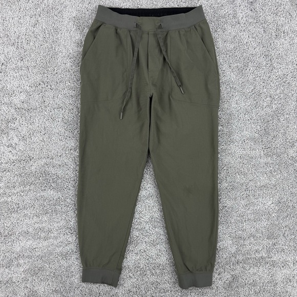 lululemon athletica Other - Lululemon ABC Jogger Shorter Warpstreme Men S Army Green Stretch Drawstring
